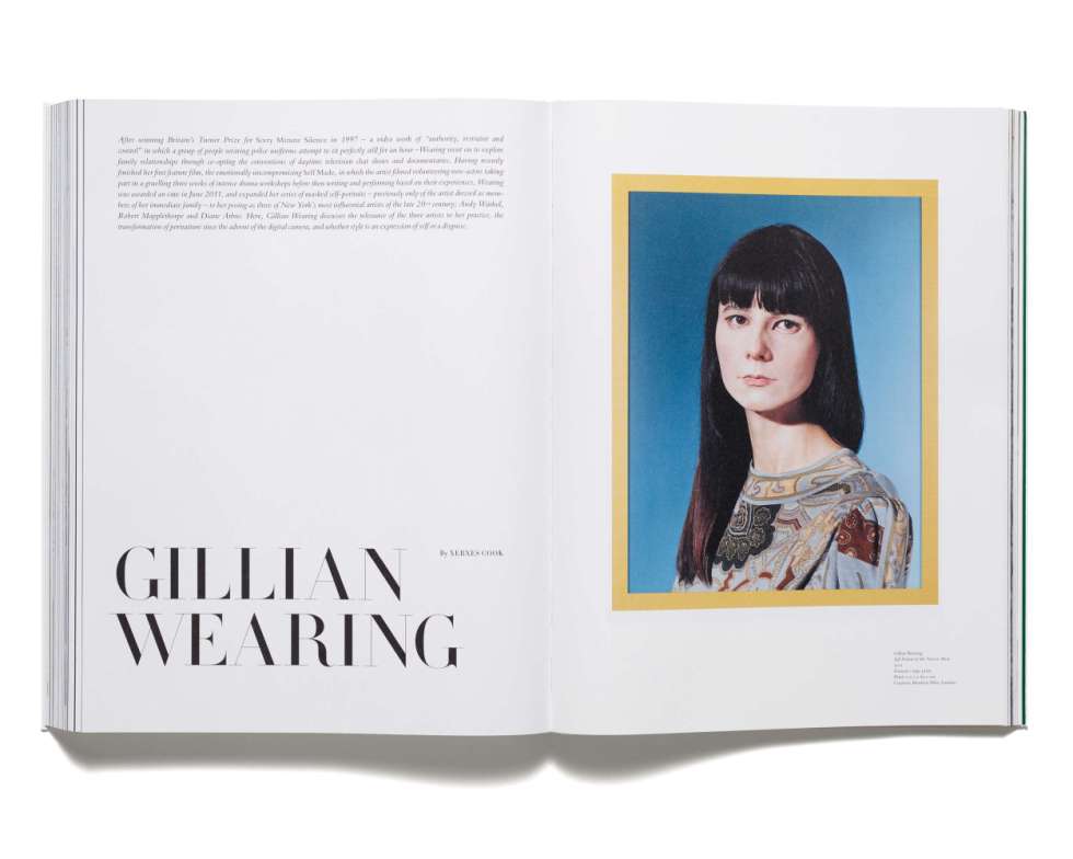 Gillian Wearing. Gillian Wearing interviewed by Xerxes Cook for Acne Paper Issue 13, 2012. Artwork by Gillian Wearing.