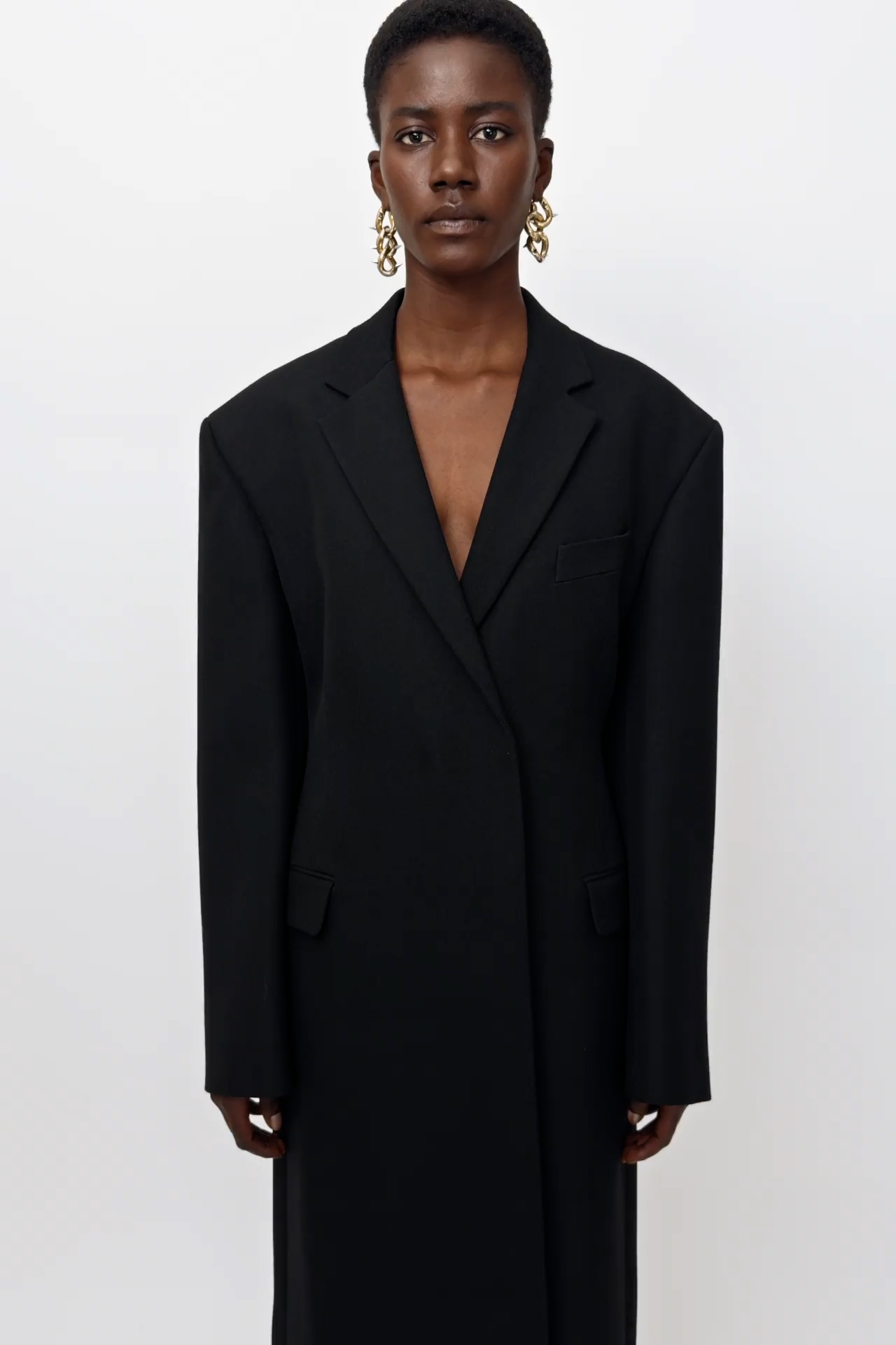 Acne Studios - Double-breasted wool coat - Black