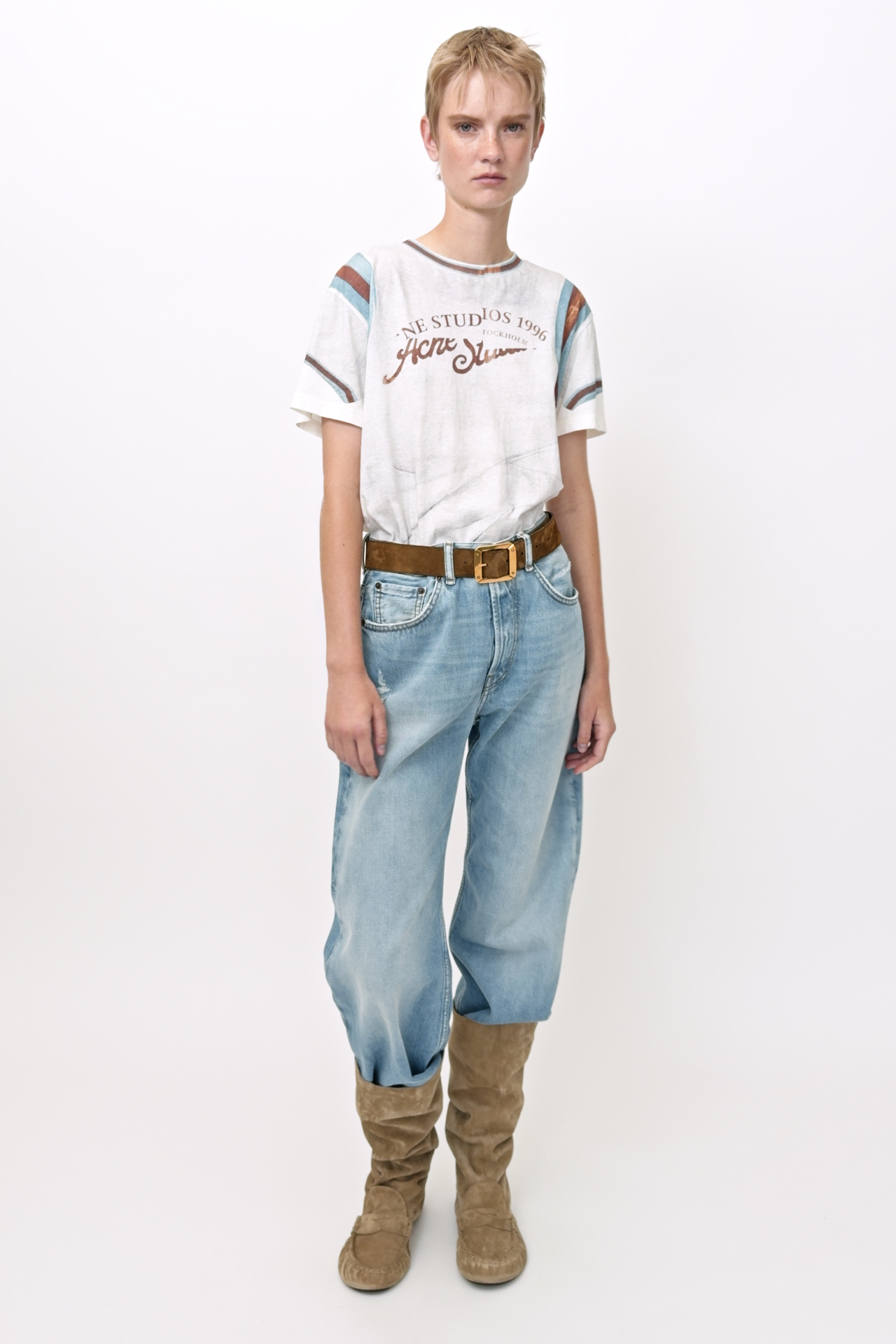 Acne Studios - グラフィックTシャツ - ホワイト