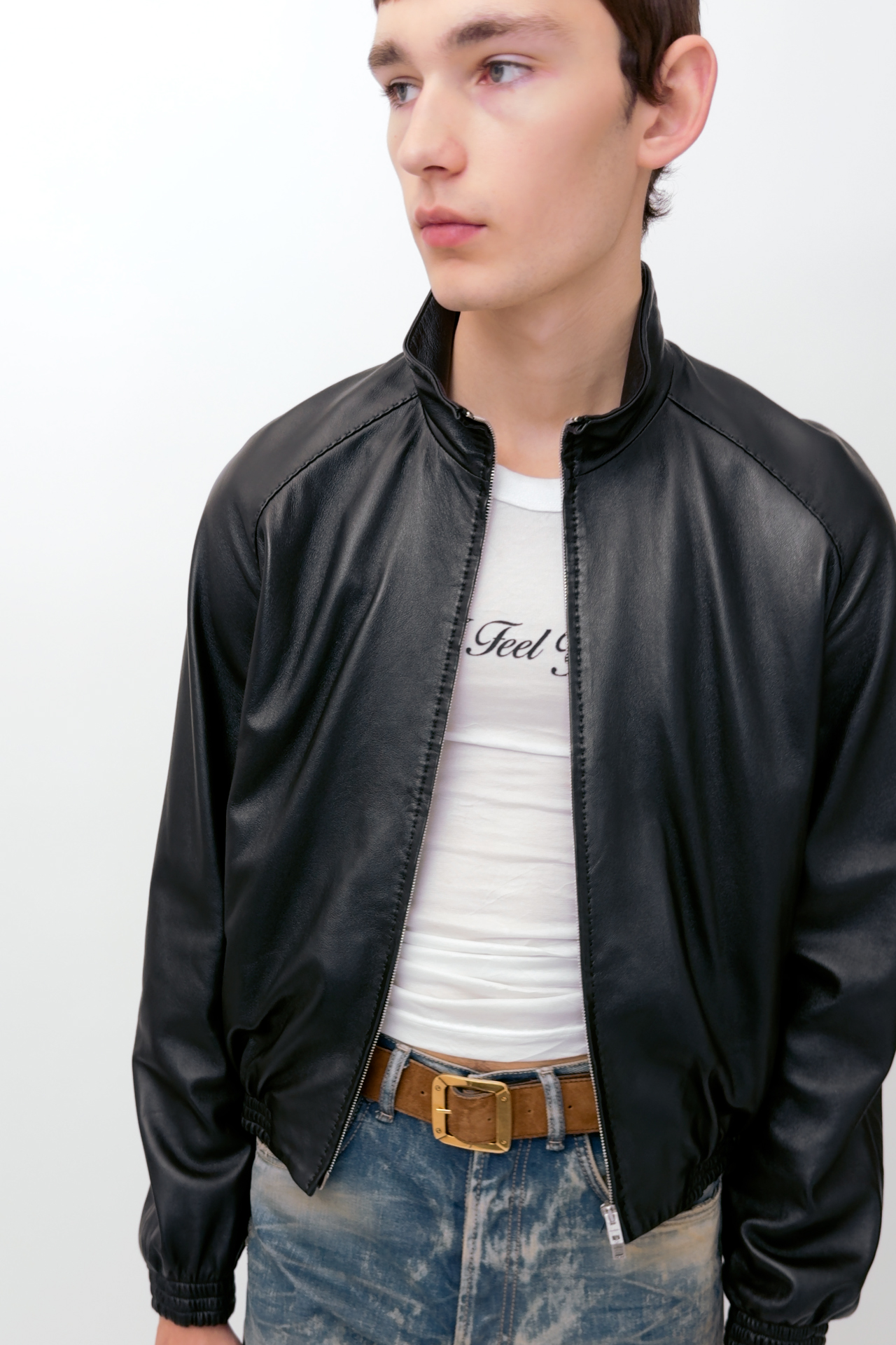 Acne Studios - レザージャケット - ブラック