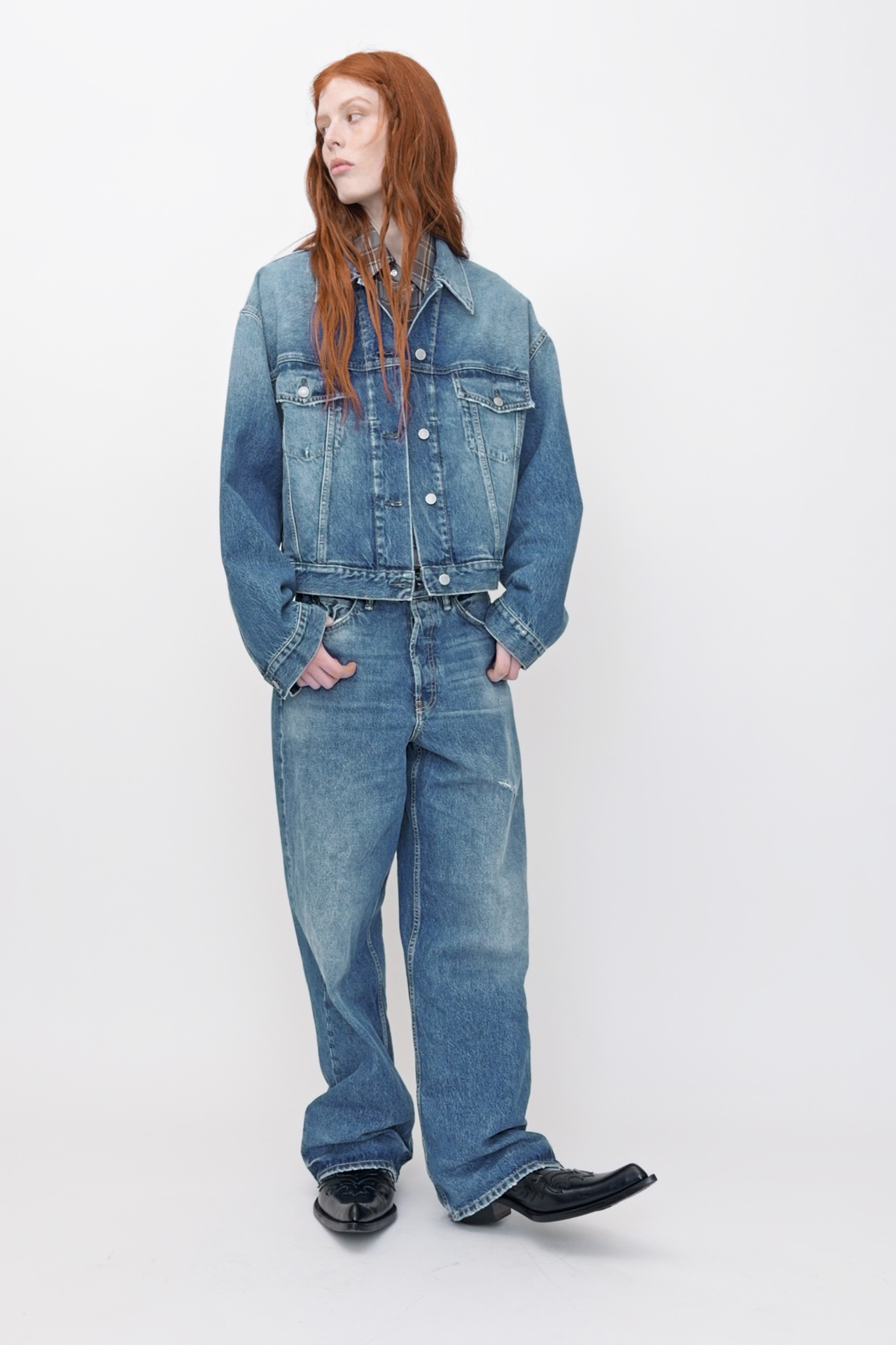 Acne Studios - Loose fit jeans - 1981 - Mid blue